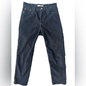 Levi's Women's Black Corduroy Pants size 26